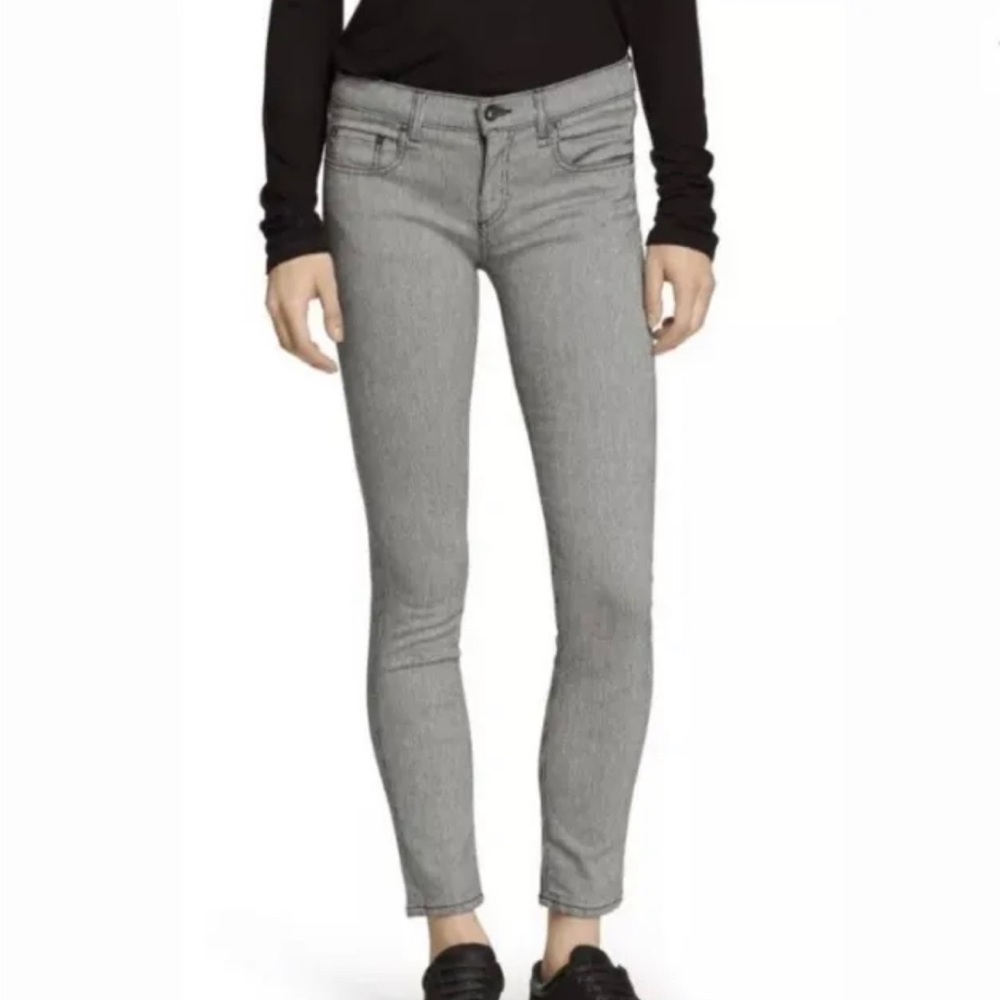 Rag & Bone Pinstripe Tomboy Skinny  Jean Size 28 Retail $198.00
